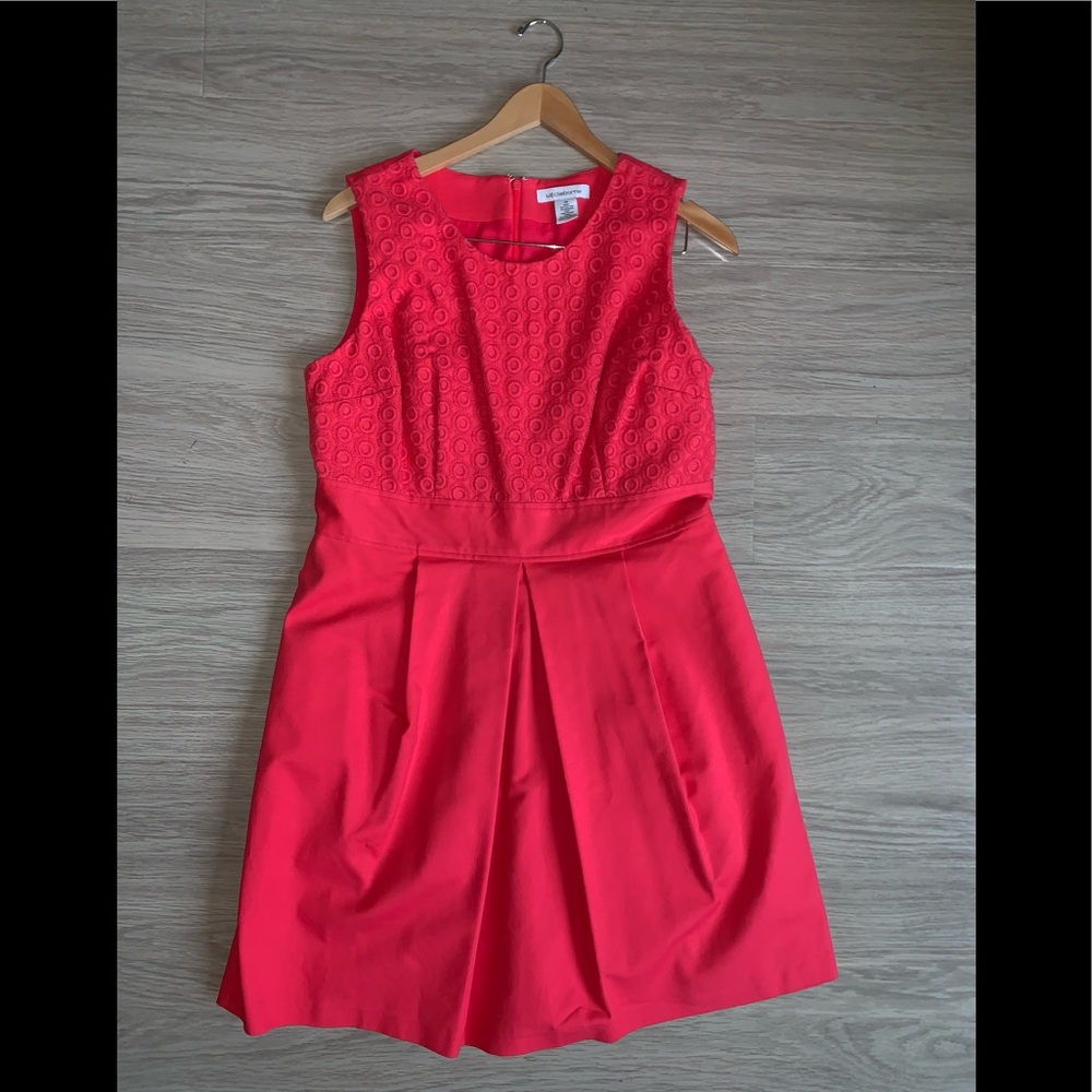 NWOT Coral Liz Claiborne Dress